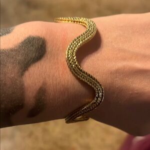 Gold Snake Bracelet
